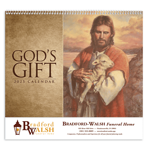 Good Value™ God's Gift w Funeral Pre-Planning Sheet - Spiral Calendar