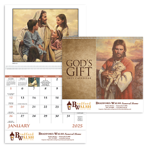 Good Value™ God's Gift w Funeral Pre-Planning Sheet - Spiral Calendar