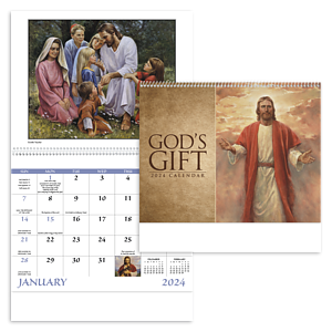 Good Value™ God's Gift w Funeral Pre-Planning Sheet - Spiral Calendar