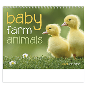 Good Value™ Baby Farm Animals - Spiral Calendar