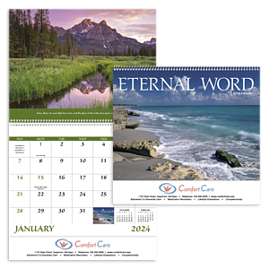 Good Value™ Eternal Word without Funeral Planner - Spiral Calendar