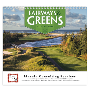 Good Value™ Fairways & Greens - Spiral Calendar