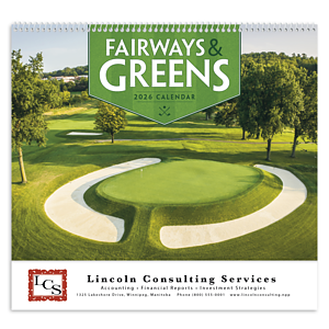 Good Value™ Fairways & Greens - Spiral Calendar