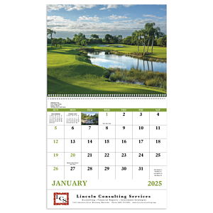 Good Value™ Fairways & Greens - Spiral Calendar