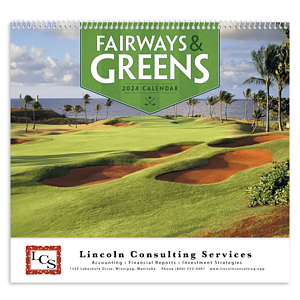 Good Value™ Fairways & Greens - Spiral Calendar