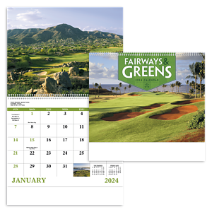 Good Value™ Fairways & Greens - Spiral Calendar