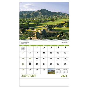 Good Value™ Fairways & Greens - Spiral Calendar