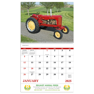 Good Value™ Classic Tractor - Spiral Calendar