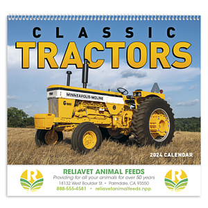 Good Value™ Classic Tractor - Spiral Calendar