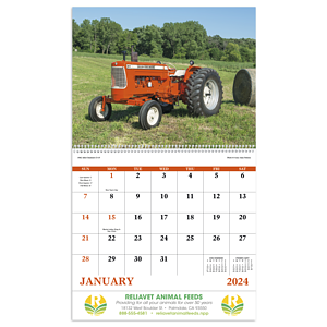 Good Value™ Classic Tractor - Spiral Calendar