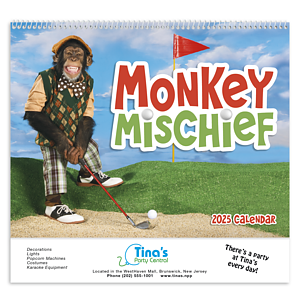 Good Value™ Monkey Mischief - Spiral Calendar