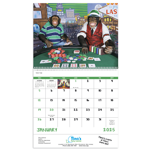 Good Value™ Monkey Mischief - Spiral Calendar