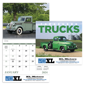 Good Value™ Treasured Trucks - Spiral Calendar