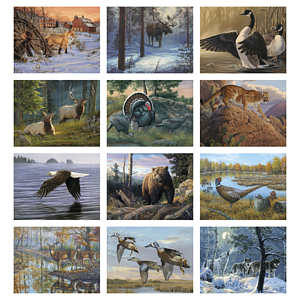Good Value™ Wildlife Canvas - Spiral Calendar
