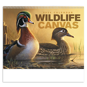 Good Value™ Wildlife Canvas - Spiral Calendar