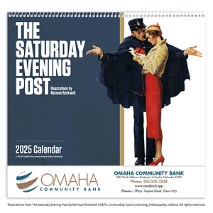 Good Value™ The Saturday Evening Post Illustrations by Norman Rockwell – Spiral Calendar