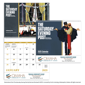 Good Value™ The Saturday Evening Post Illustrations by Norman Rockwell – Spiral Calendar