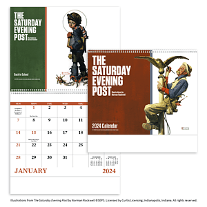 Good Value™ The Saturday Evening Post Illustrations by Norman Rockwell – Spiral Calendar