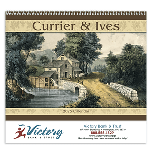 Good Value™ Currier & Ives - Spiral Calendar
