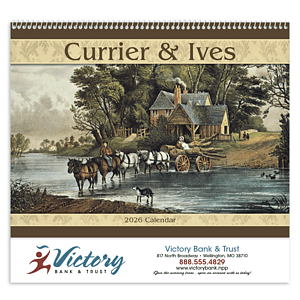 Good Value™ Currier & Ives - Spiral Calendar
