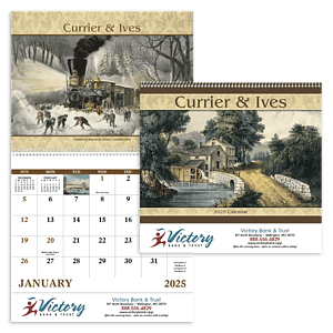Good Value™ Currier & Ives - Spiral Calendar