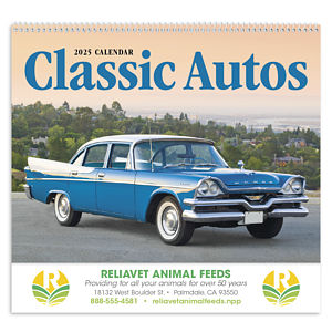 Good Value™ Classic Autos - Spiral Calendar