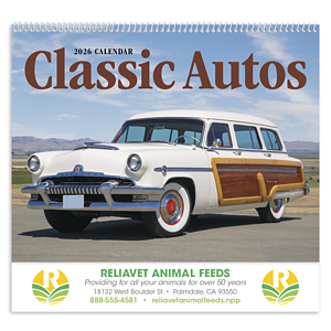 Good Value™ Classic Autos - Spiral Calendar