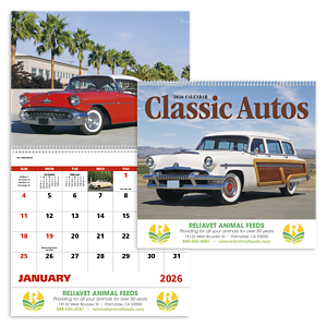 Good Value™ Classic Autos - Spiral Calendar
