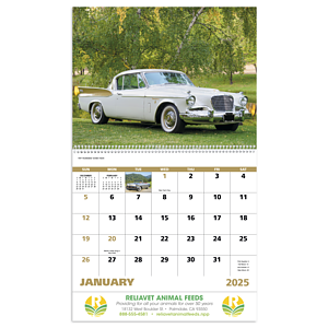 Good Value™ Classic Autos - Spiral Calendar