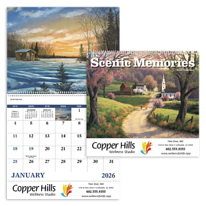 Good Value™ Scenic Memories - Spiral Calendar