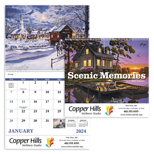 Good Value™ Scenic Memories - Spiral Calendar