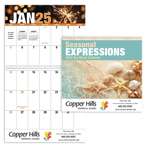 Good Value™ Seasonal Expressions Big Block Calendar