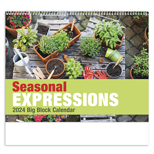 Good Value™ Seasonal Expressions Big Block Calendar