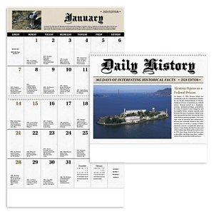 Good Value™ Daily History Spiral Calendar