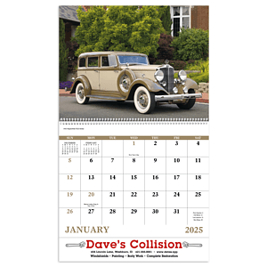 Good Value™ Antique Autos - Spiral Calendar