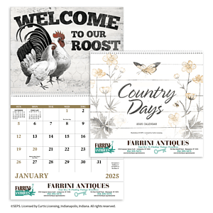 Good Value™ Country Days - Spiral Calendar