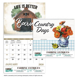 Good Value™ Country Days - Spiral Calendar