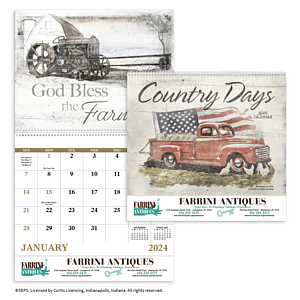 Good Value™ Country Days - Spiral Calendar