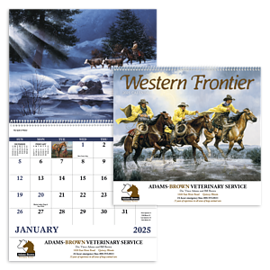 Good Value™ Western Frontier - Spiral Calendar