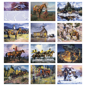Good Value™ Western Frontier - Spiral Calendar
