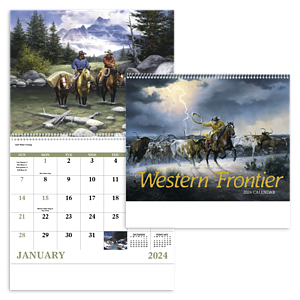 Good Value™ Western Frontier - Spiral Calendar