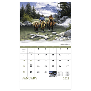 Good Value™ Western Frontier - Spiral Calendar