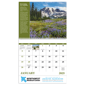 Good Value™ Healthy Living - Spiral Calendar