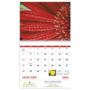 Good Value™ Flowers - Spiral Calendar