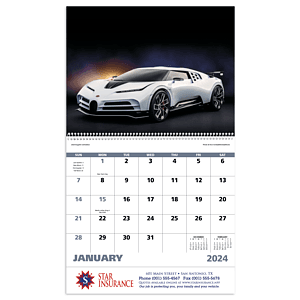 Good Value™ Exotic Sports Cars - Spiral Calendar