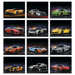 Good Value™ Exotic Sports Cars - Spiral Calendar