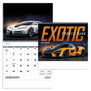 Good Value™ Exotic Sports Cars - Spiral Calendar