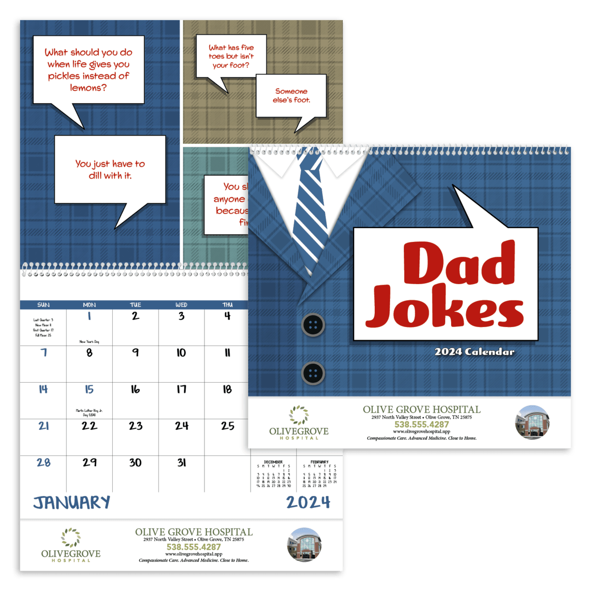 Good Value™ Dad Jokes - Spiral Calendar