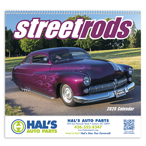 Good Value™ Street Rods - Spiral Calendar