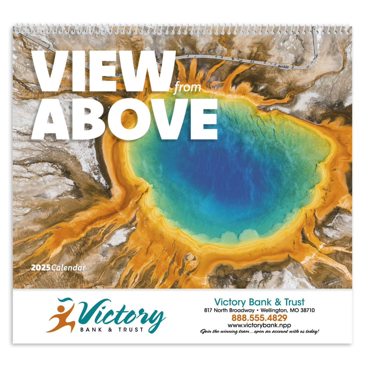 Good Value™ View from Above - Spiral Calendar